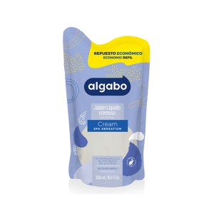 ALGABO JABON LIQUIDO DOY PACK 300ml CREAM